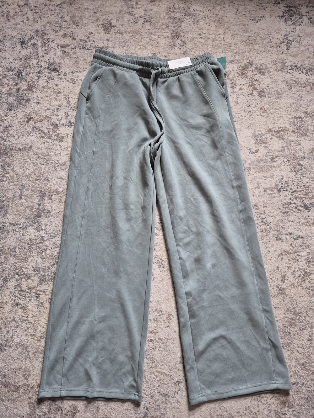 Maurices Sage Green Wide-Leg Lounge Pants